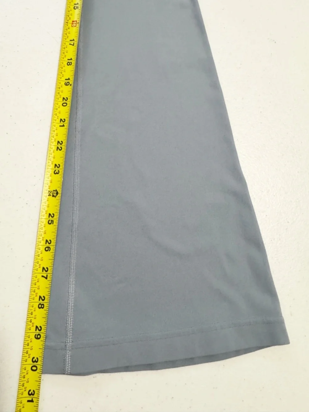 Lululemon Groove Super-High-Rise Flared Pant Nulu Chambray 0